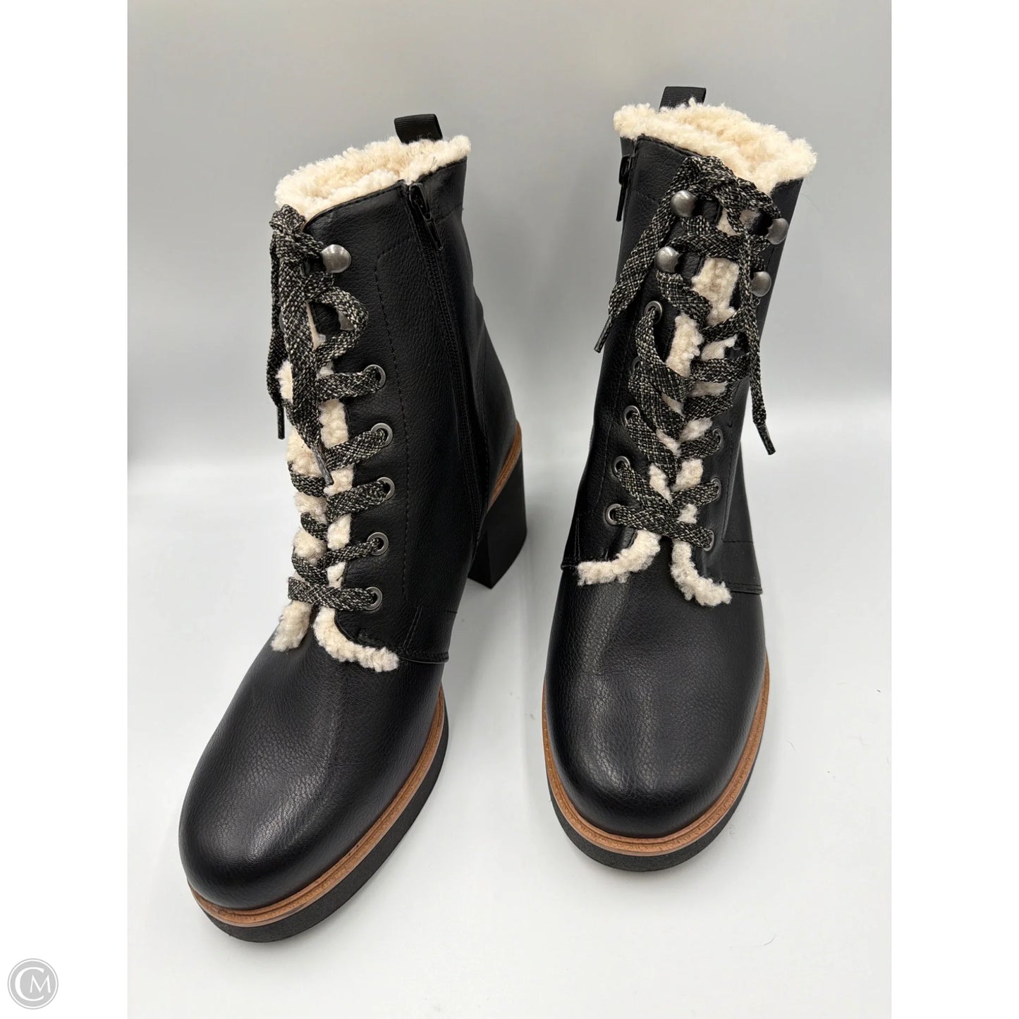 Boots Ankle Heels By Life Stride In Black, Size: 10