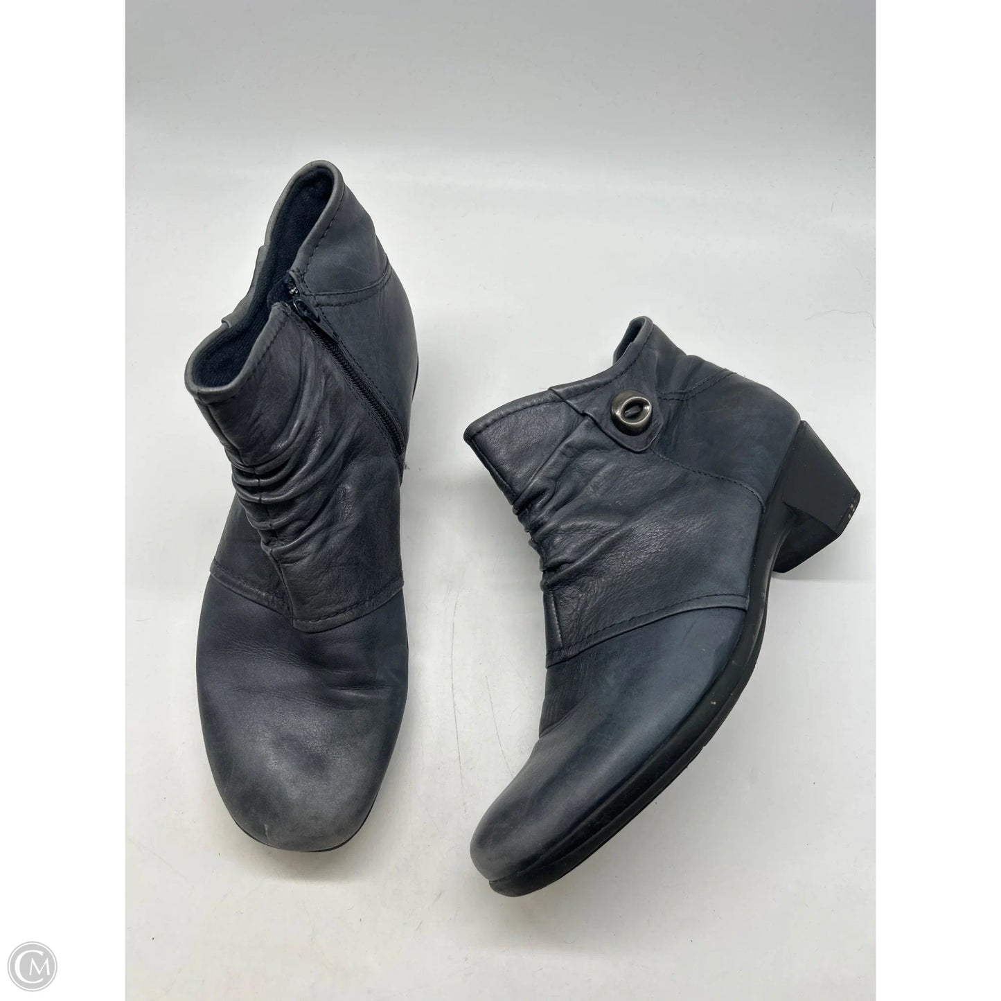 Boots Ankle Heels By Earth Origins In Blue, Size: 12
