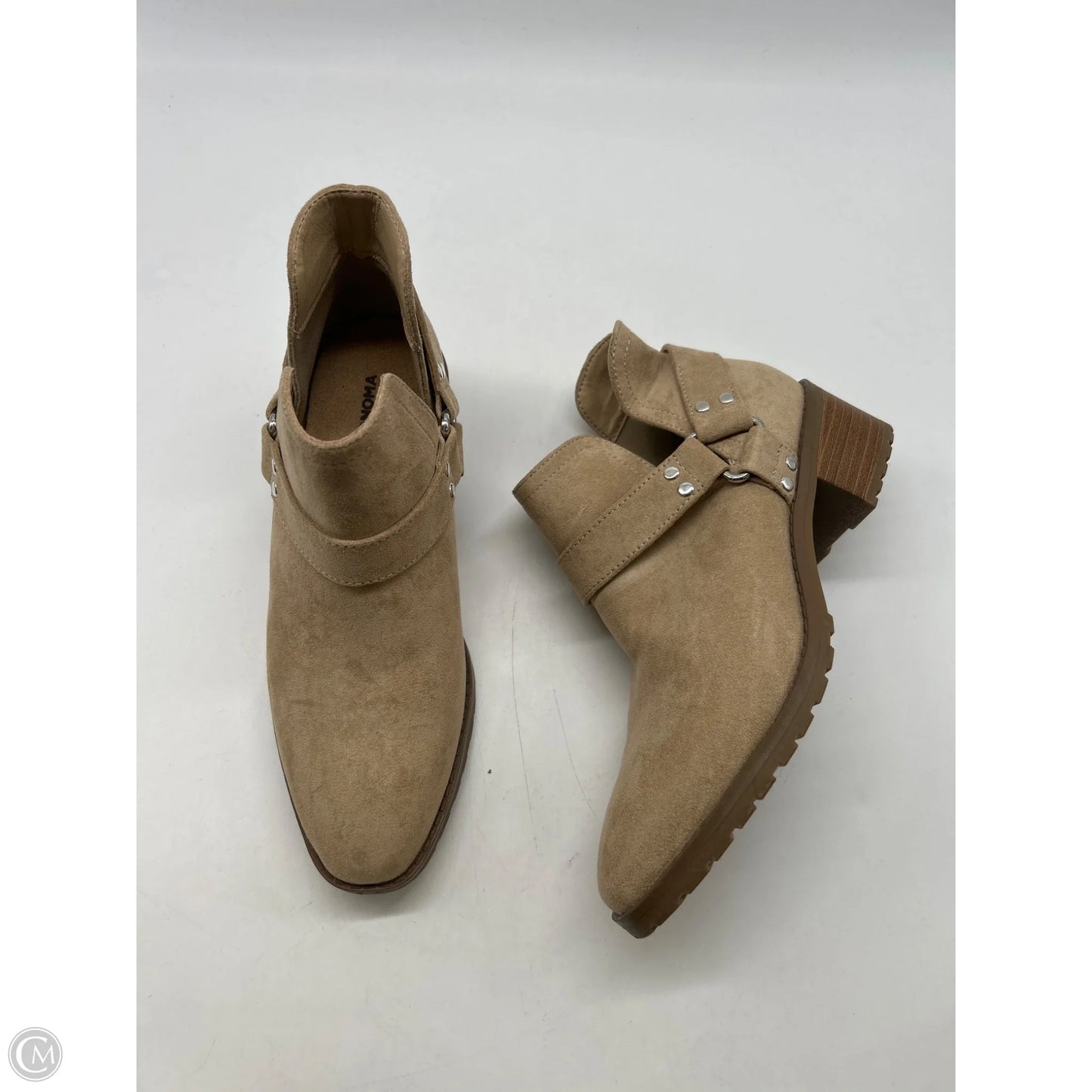 Boots Ankle Heels By Sonoma In Tan, Size: 6