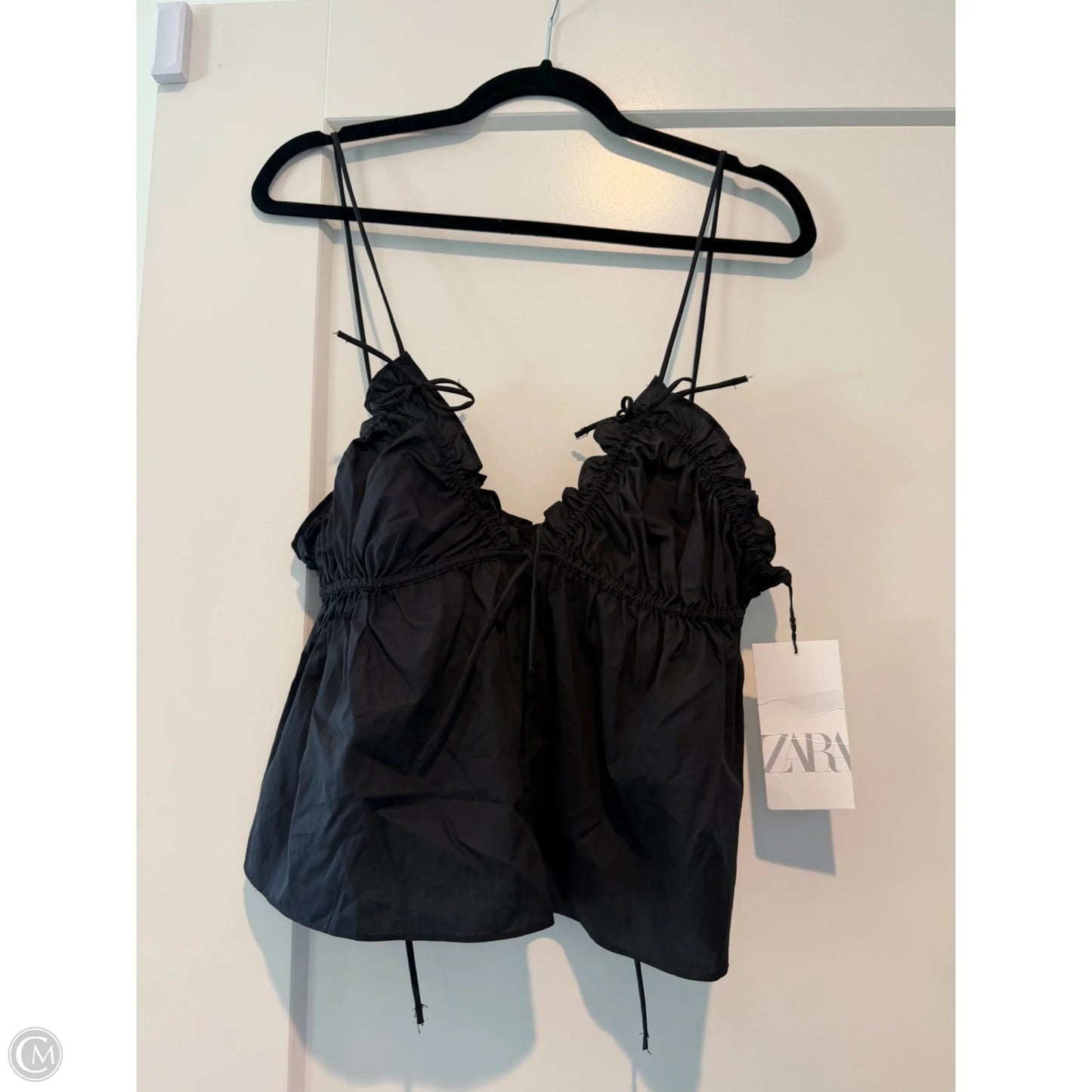 Tank Top By Zara In Black, Size: M