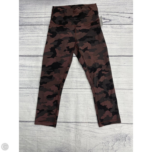 Athletic Leggings By Lululemon In Camouflage Print, Size: 6