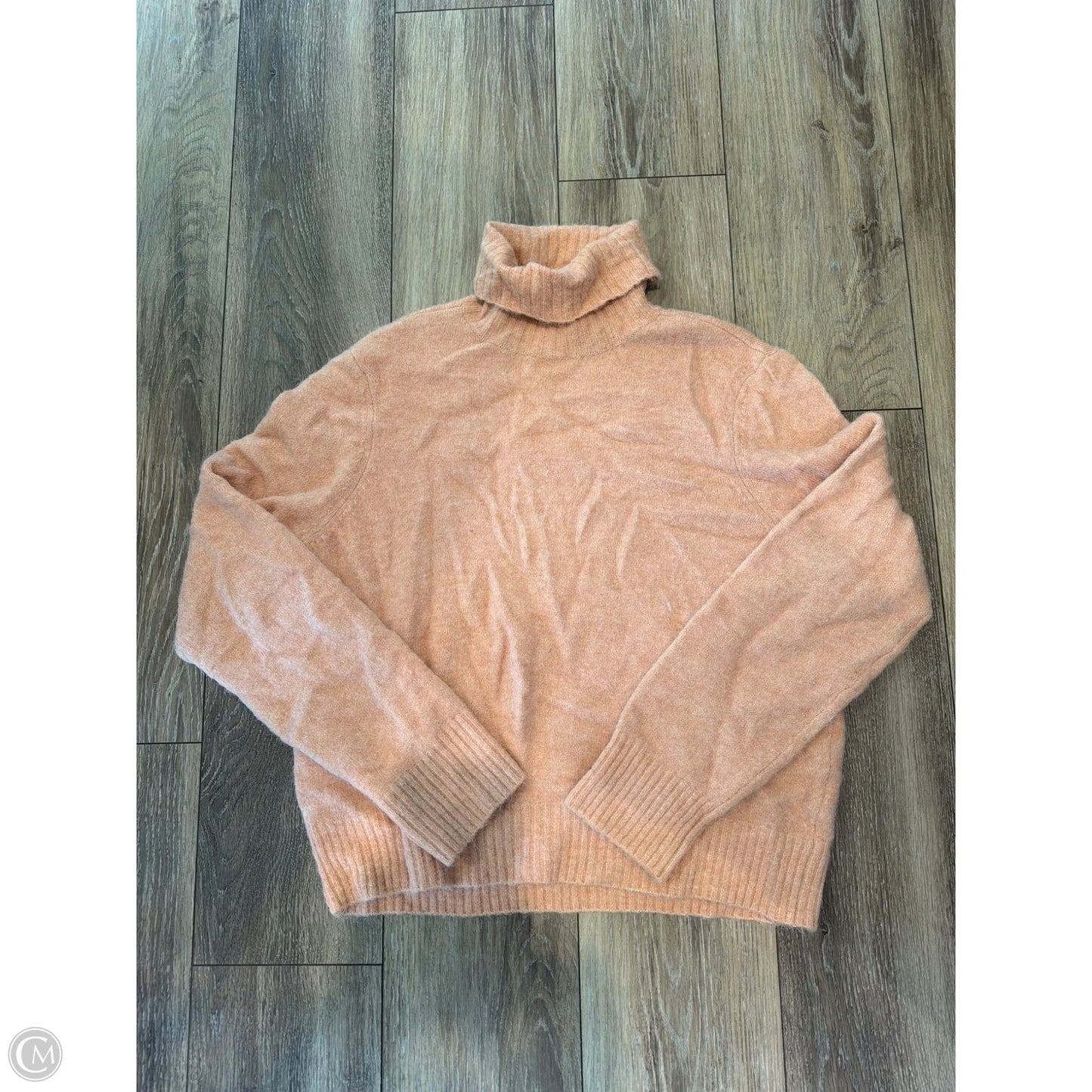 Sweater By Frame In Peach, Size: S