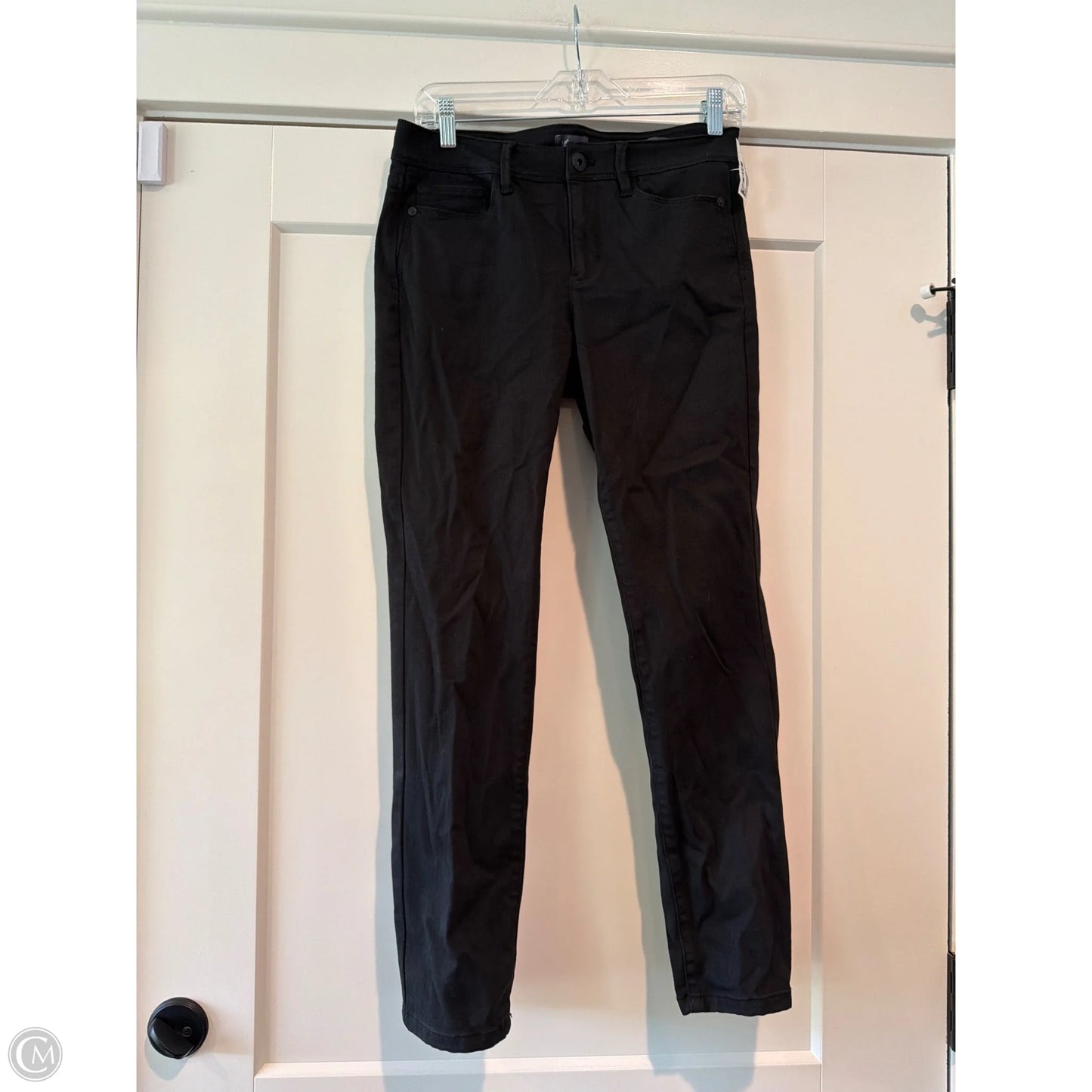 Jeans Straight By J. Jill In Black Denim, Size: 4