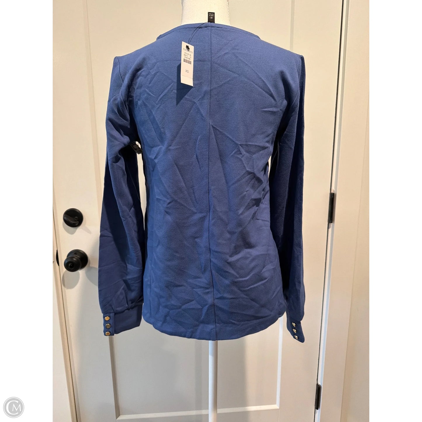 Top Long Sleeve By Talbots In Blue, Size: Xs