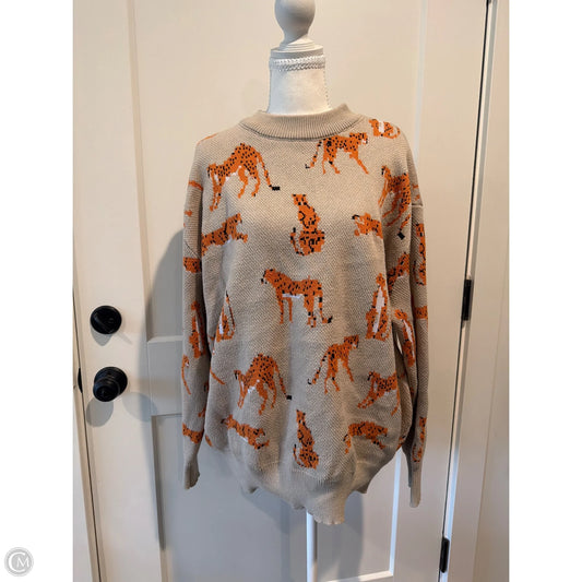 Sweater By White Birch In Tan, Size: L