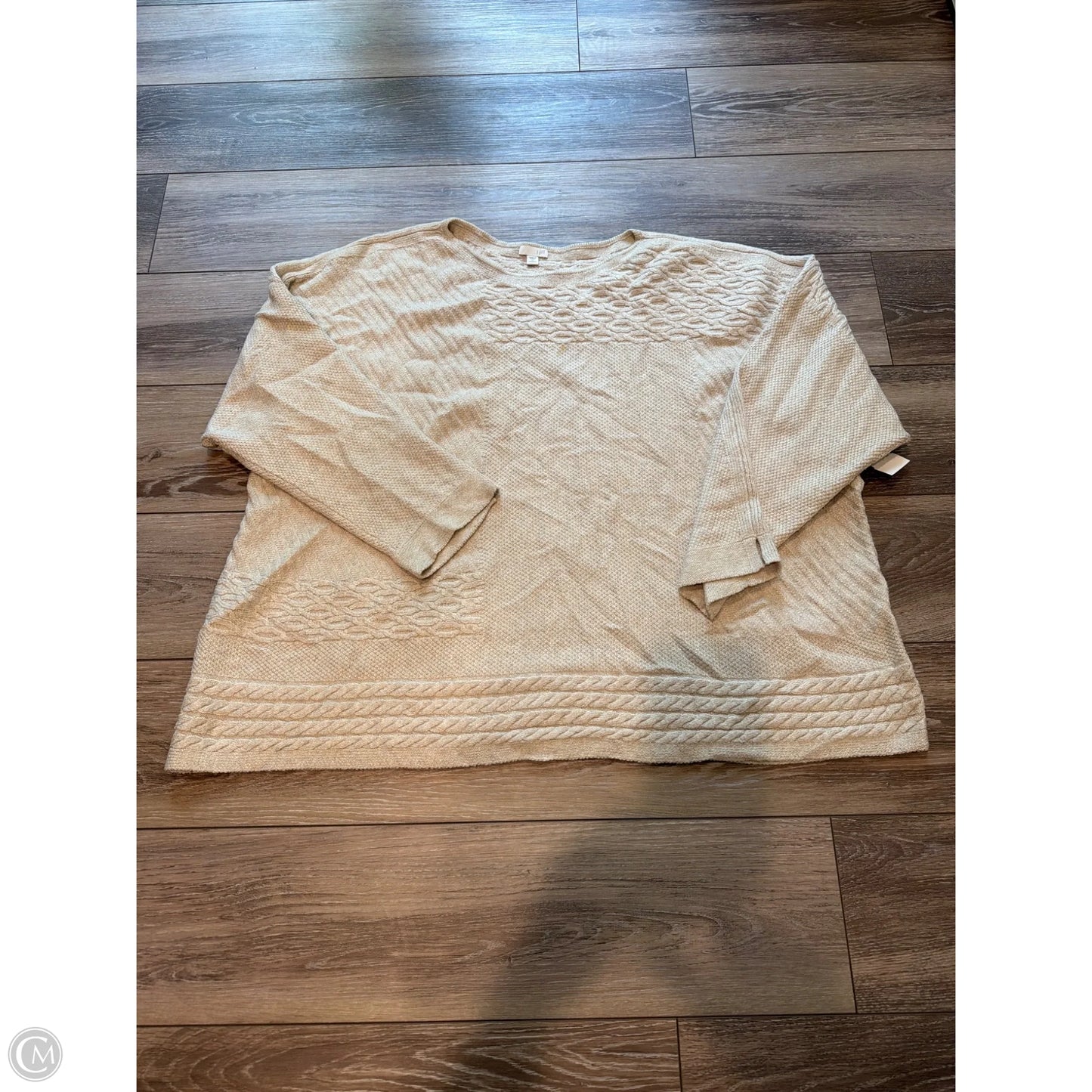 Sweater By J. Jill In Tan, Size: 4x