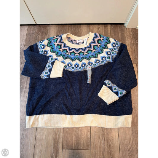 Sweater By Old Navy In Blue, Size: 4x