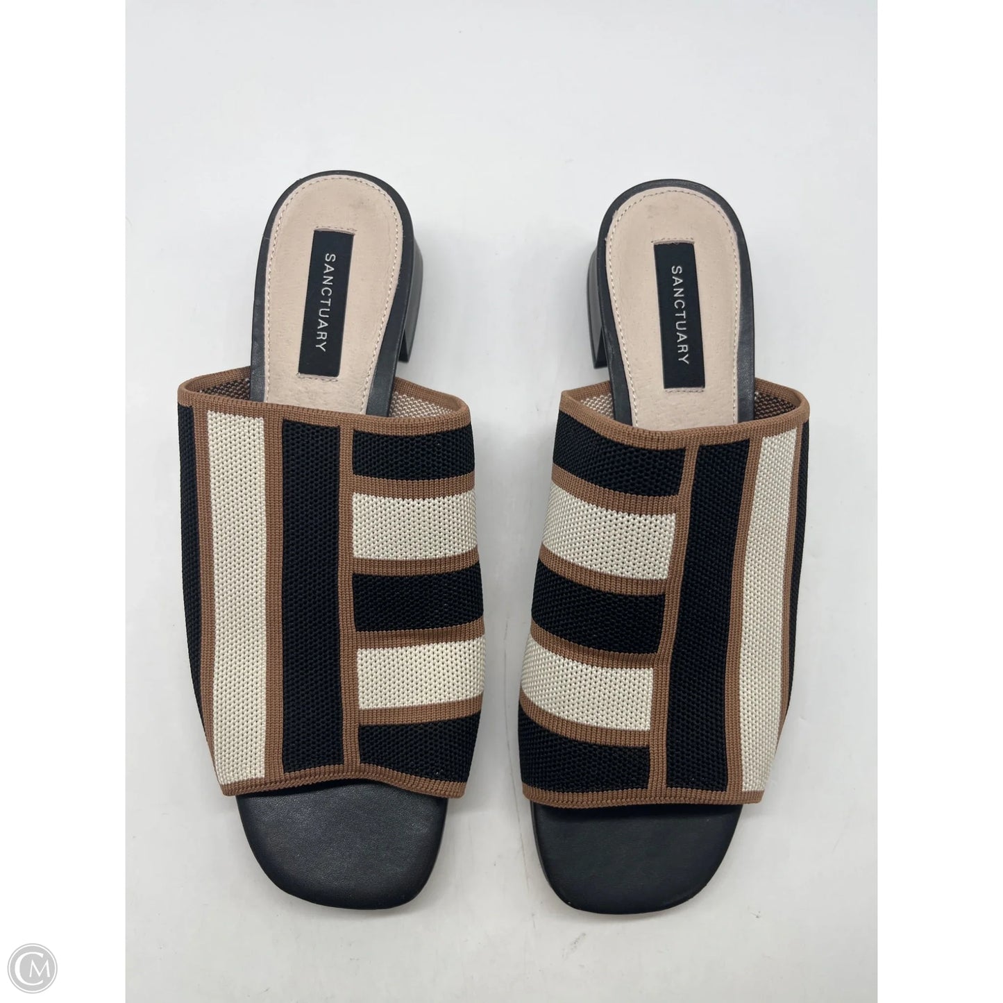 Sandals Heels Block By Sanctuary In Black, Size: 9.5