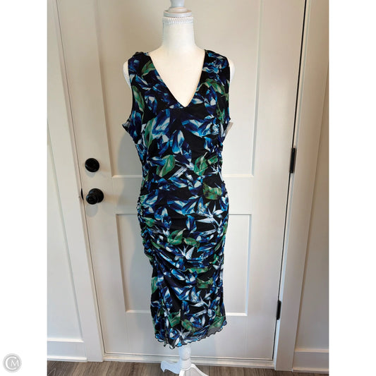 Dress Casual Midi By White House Black Market In Multi-colored, Size: M