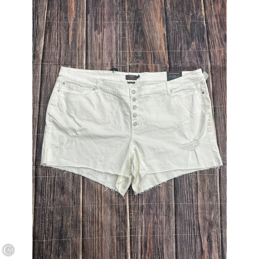 Shorts By Torrid In White Denim, Size: 30
