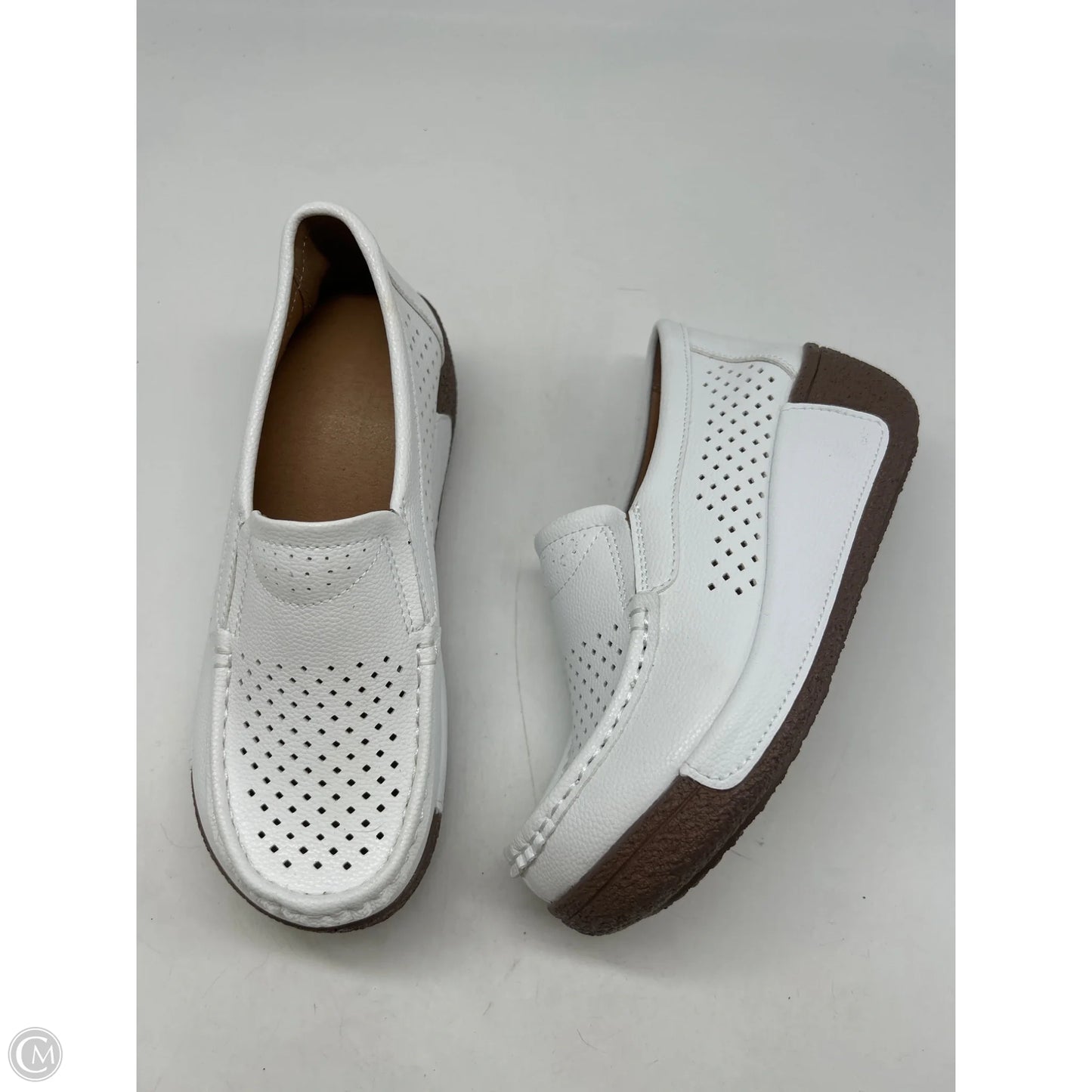 Shoes Heels Wedge By Clothes Mentor In White, Size: 6