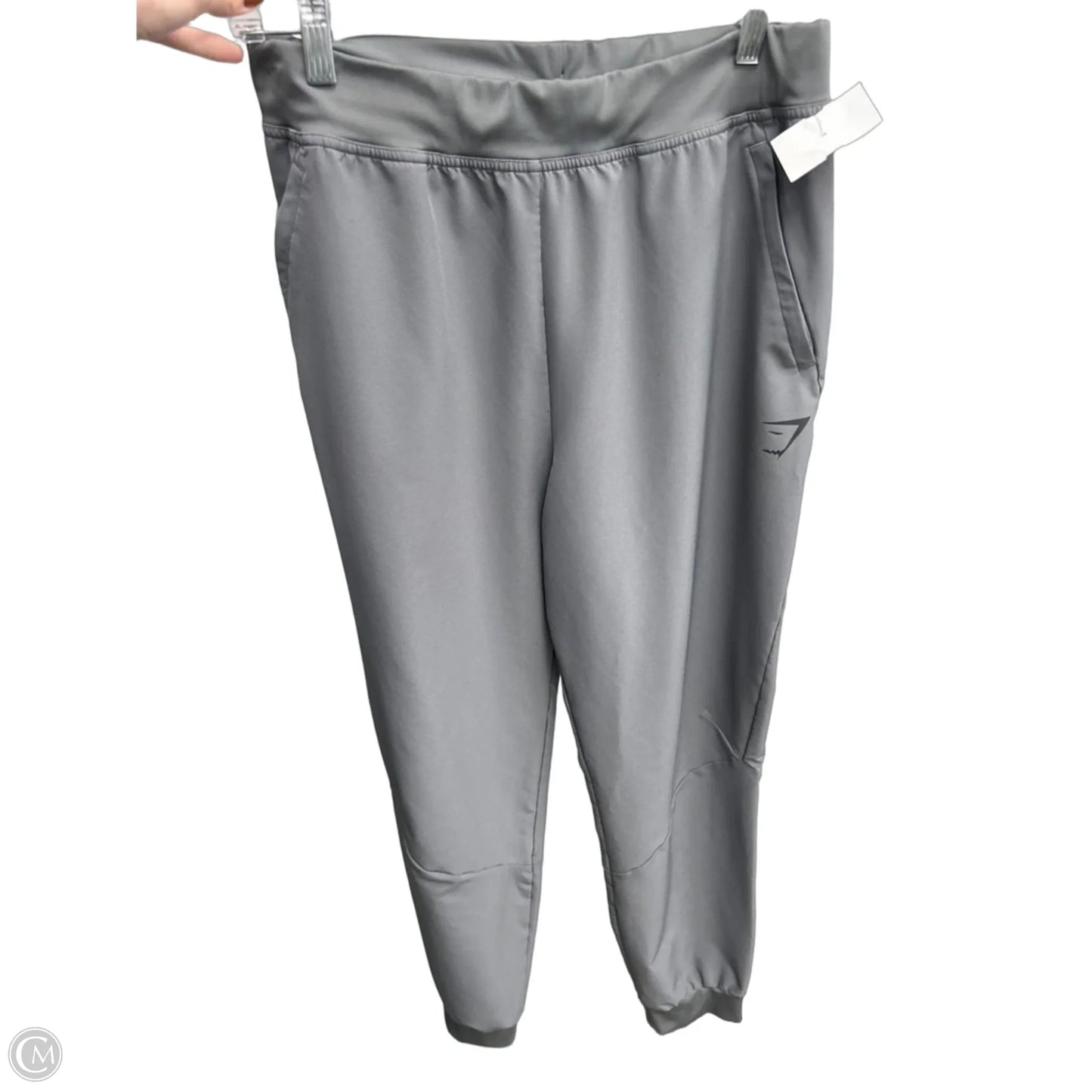 Athletic Pants By Gym Shark In Grey, Size: M