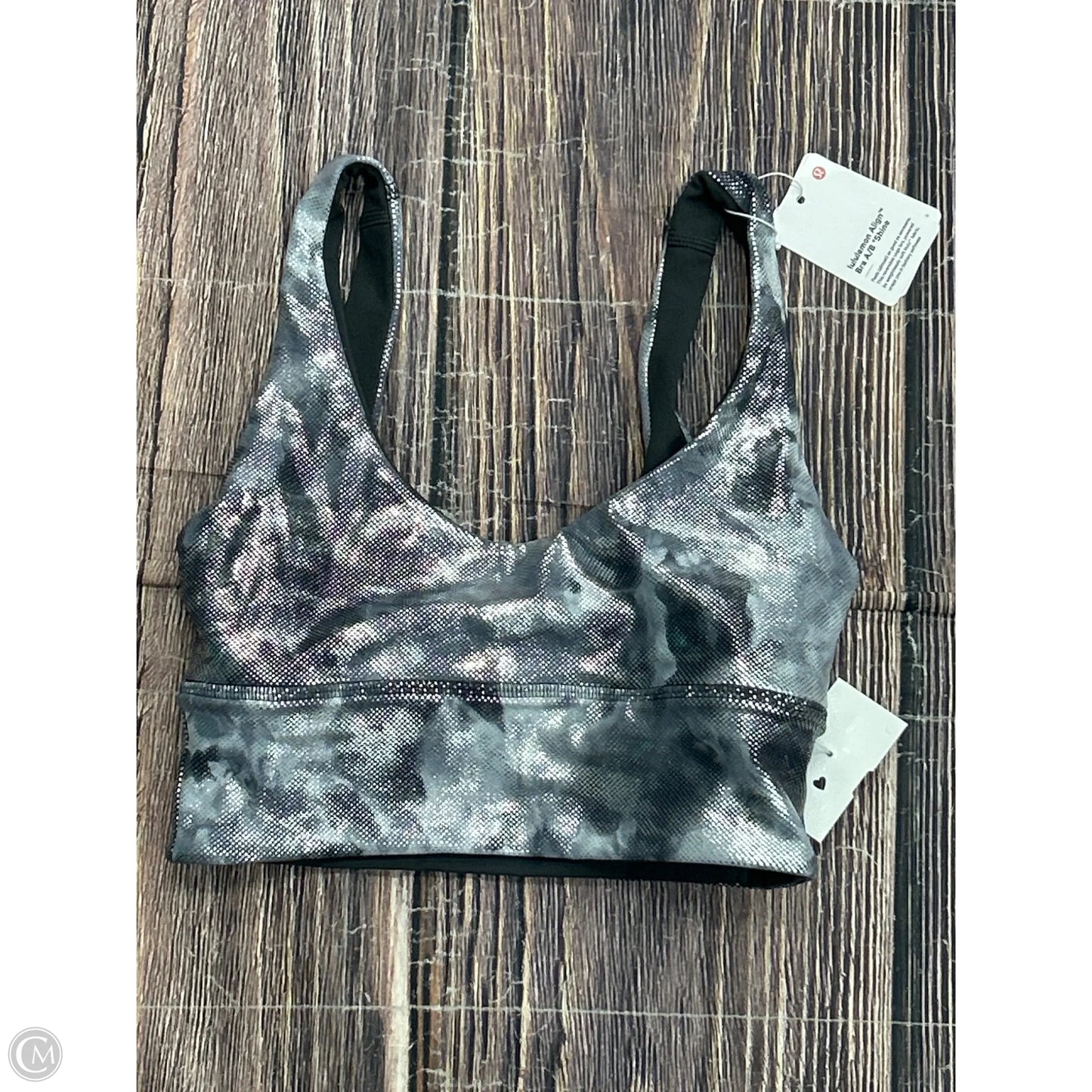 Athletic Bra By Lululemon In Snakeskin Print, Size: 2