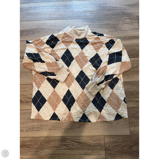 Top Long Sleeve By Maurices In Grey, Size: 3x
