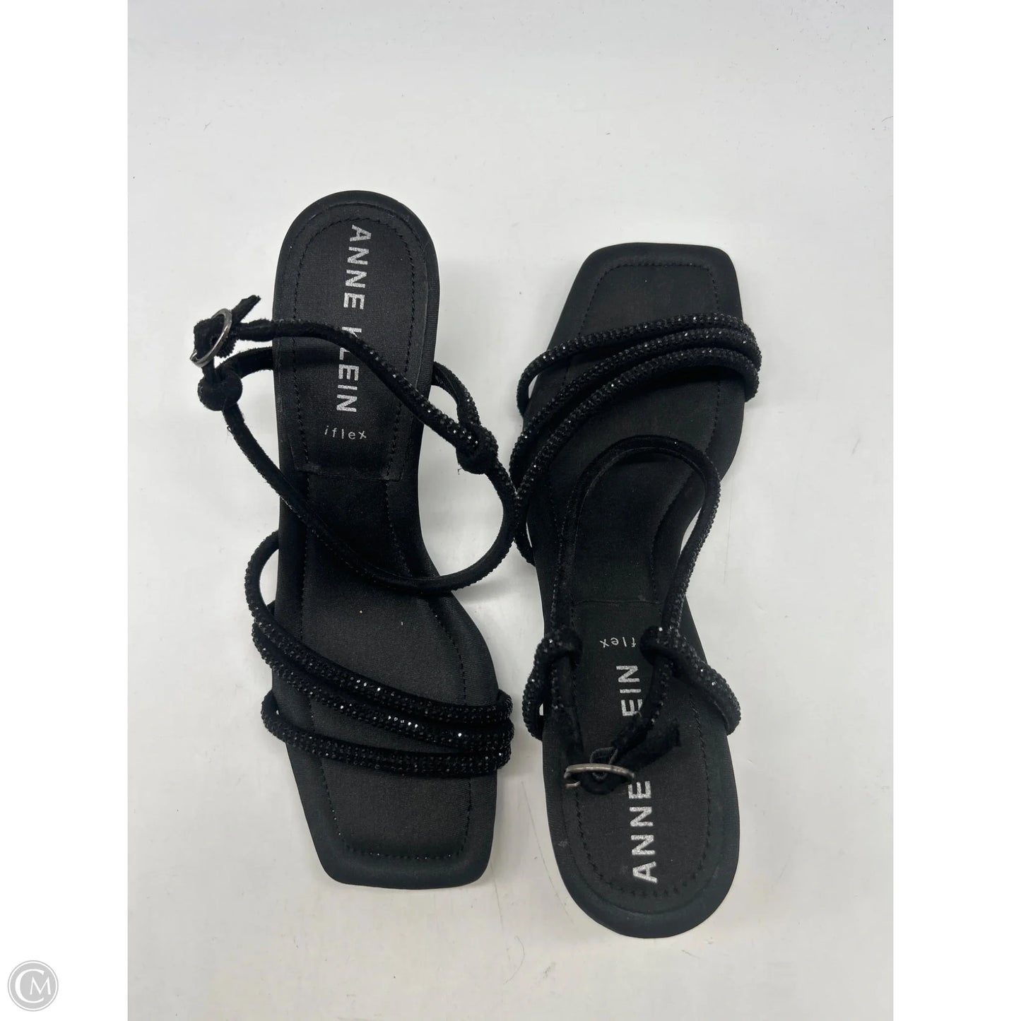 Sandals Heels Kitten By Anne Klein In Black, Size: 10
