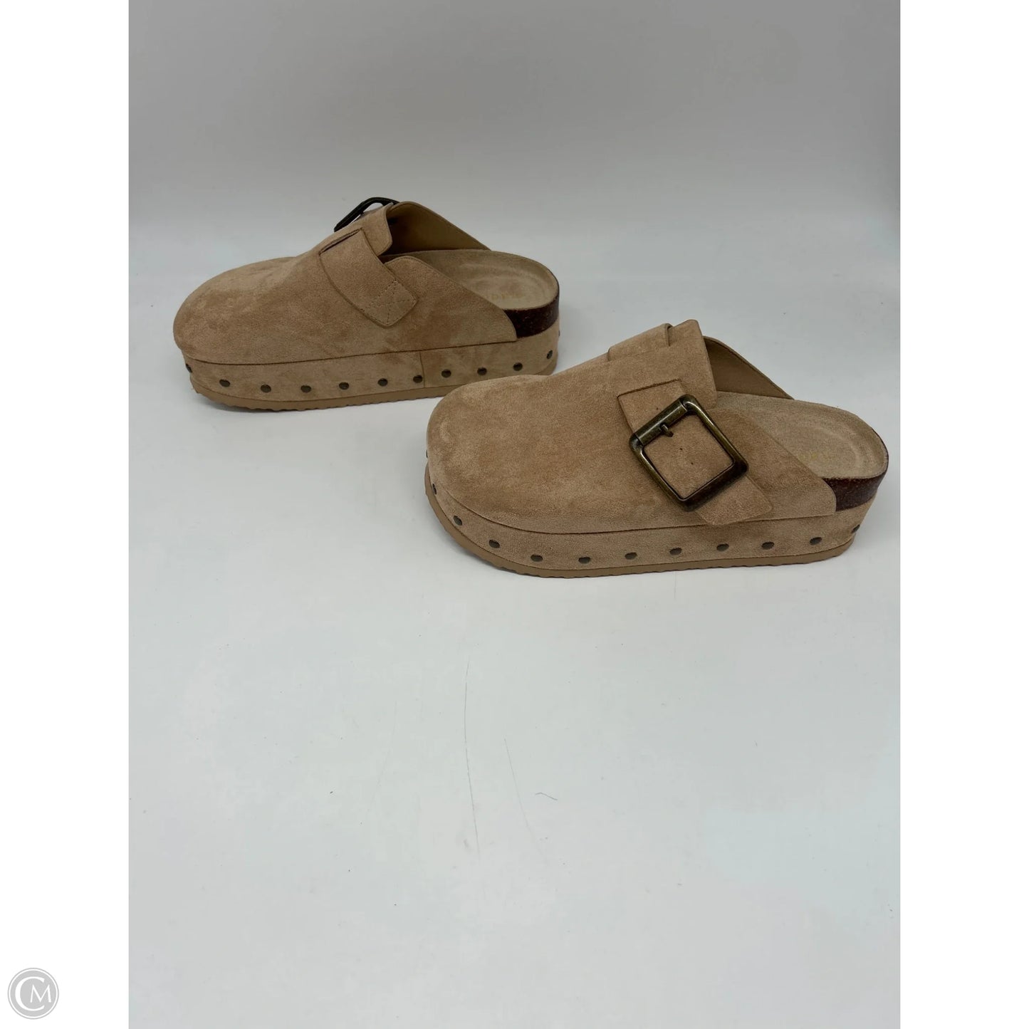 Shoes Heels Platform By Madden Girl In Tan, Size: 6