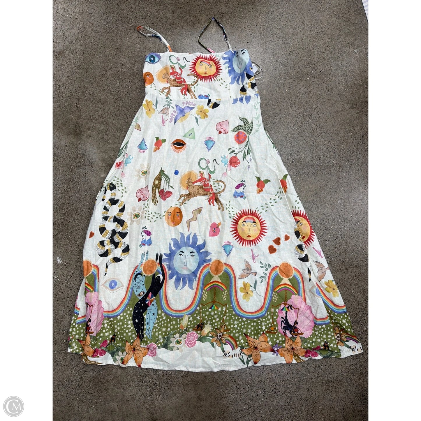Dress Casual Maxi By Cmb In Tan, Size: M
