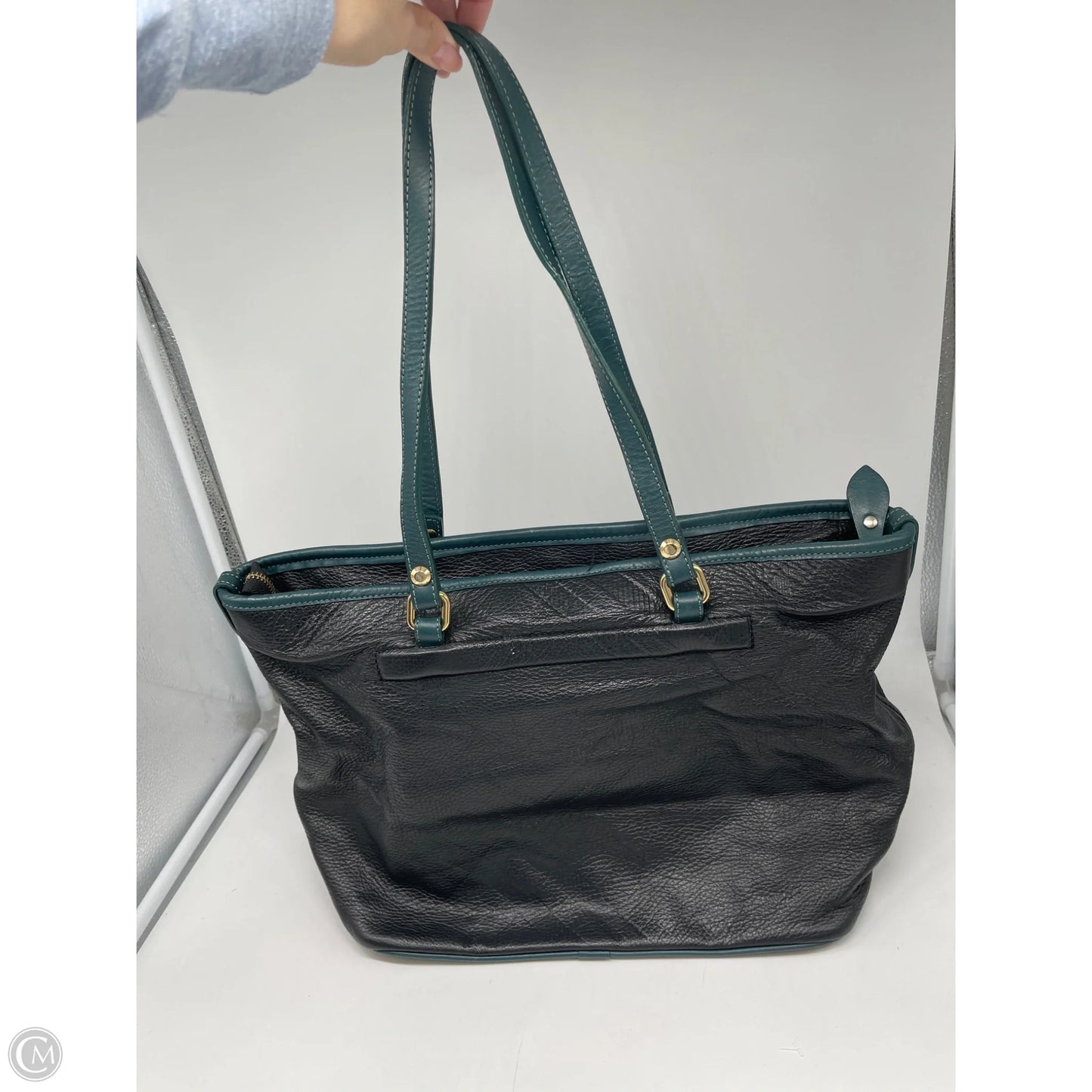 Handbag Leather By Cmb, Size: Large