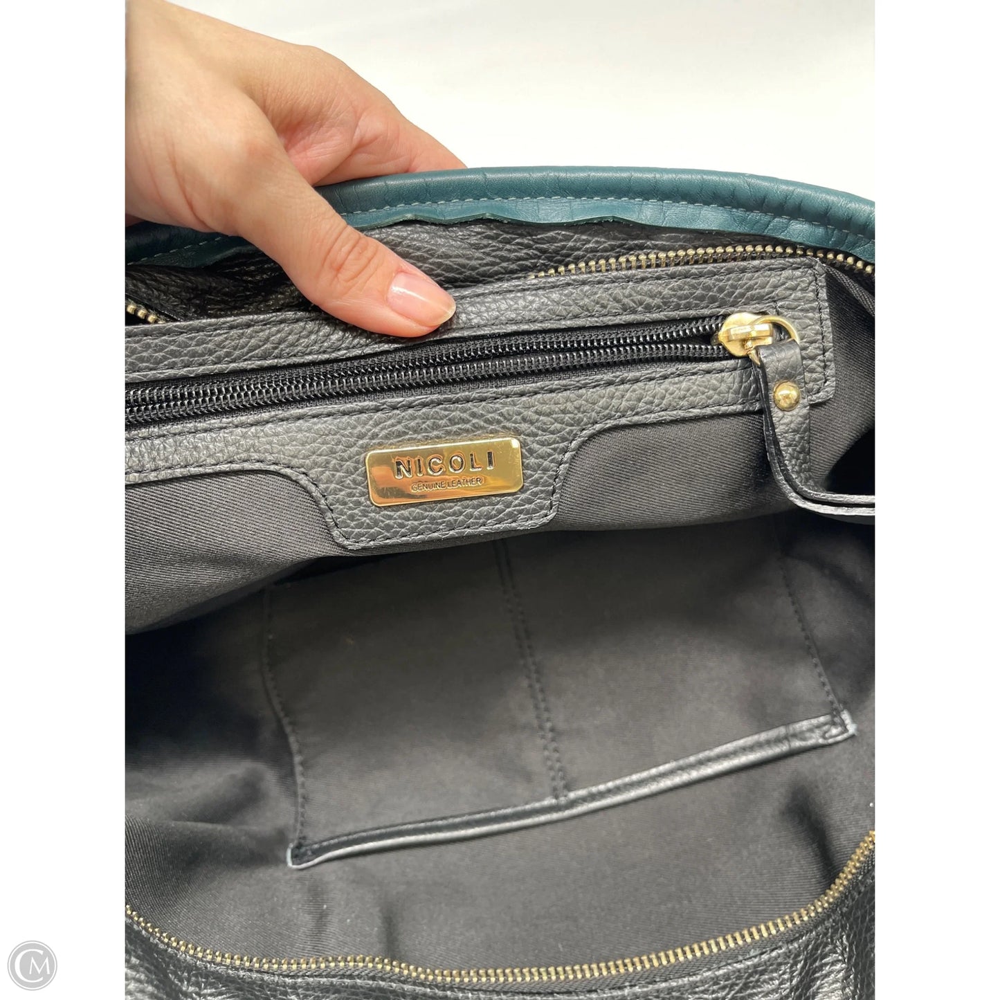 Handbag Leather By Cmb, Size: Large