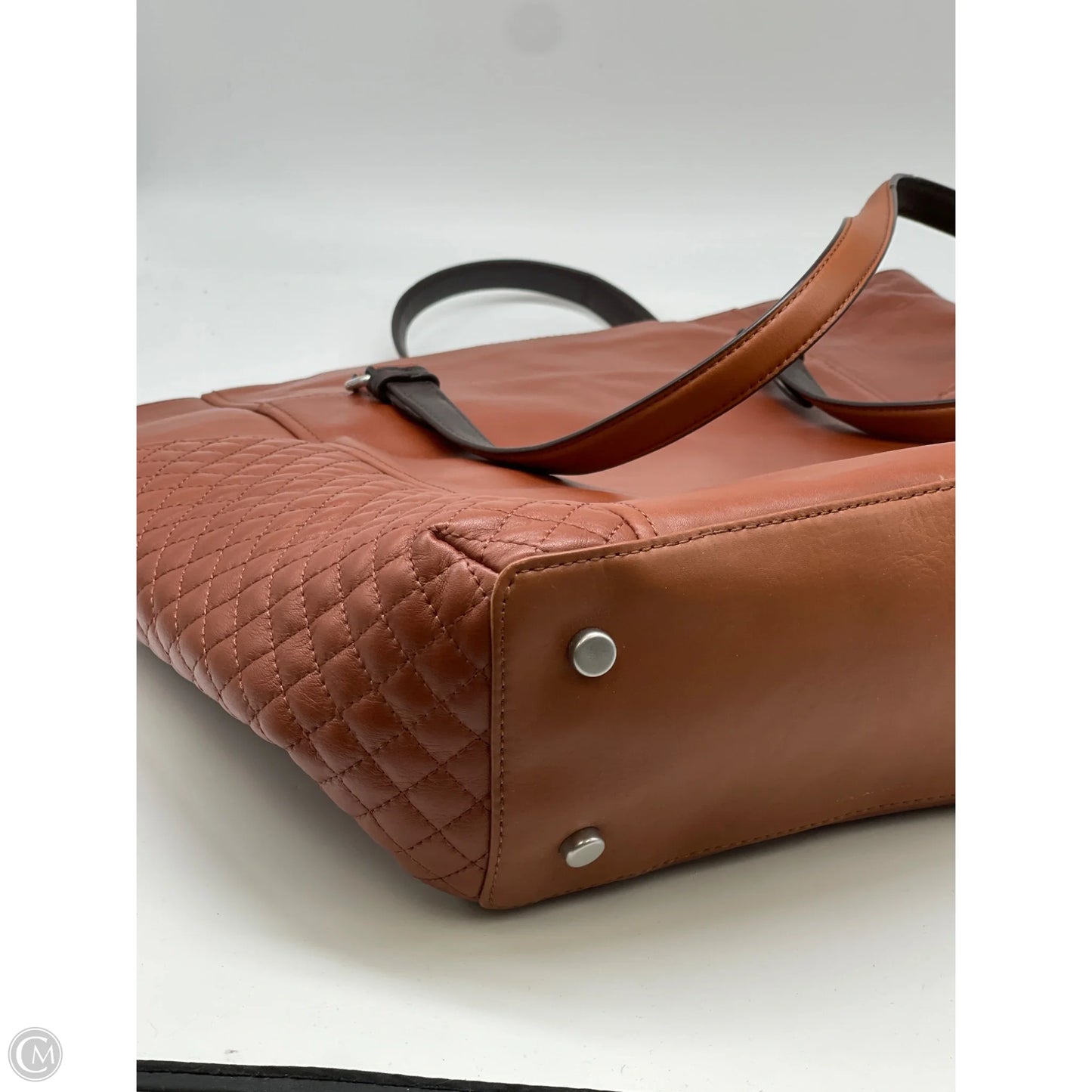 Handbag Leather By Vera Bradley, Size: Large