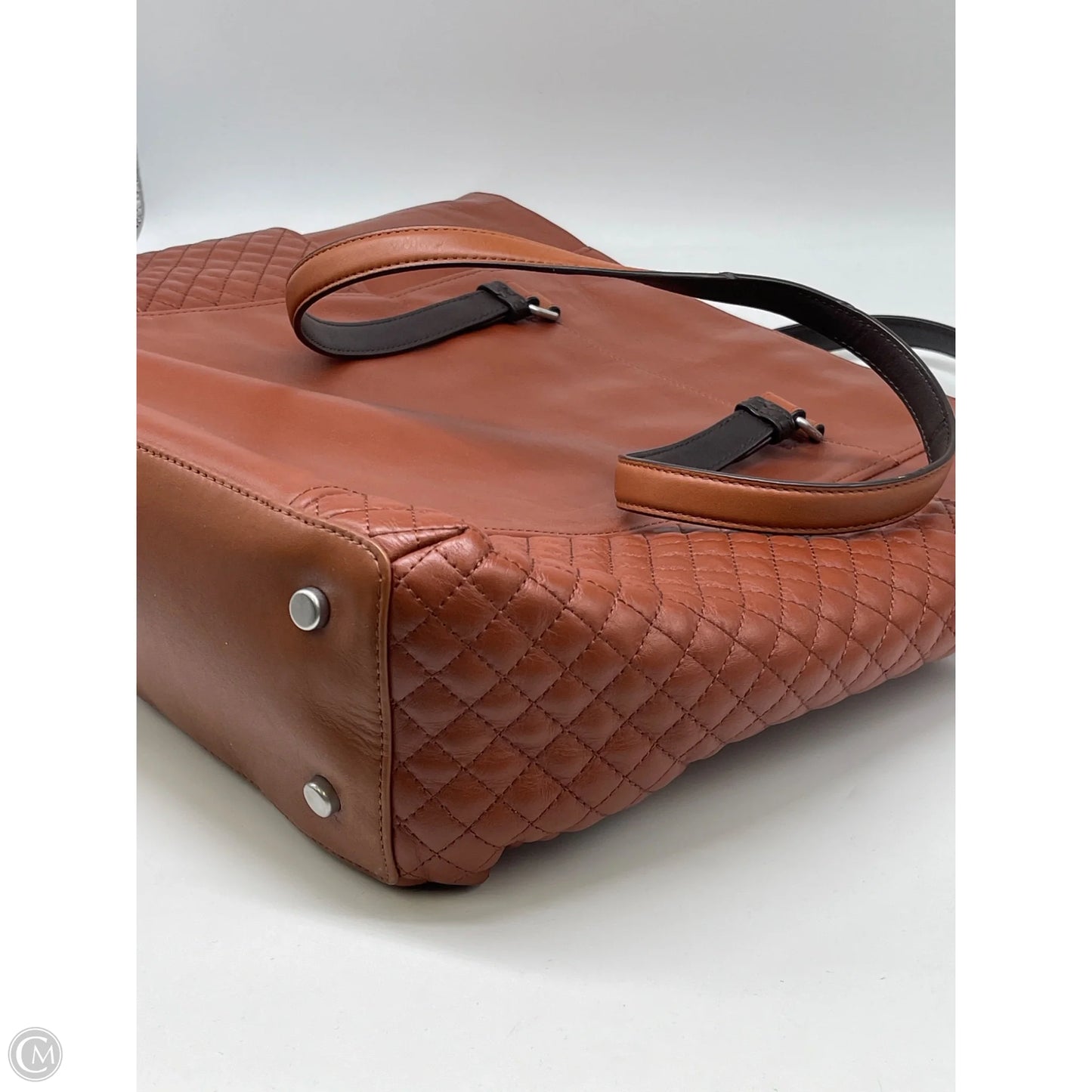 Handbag Leather By Vera Bradley, Size: Large