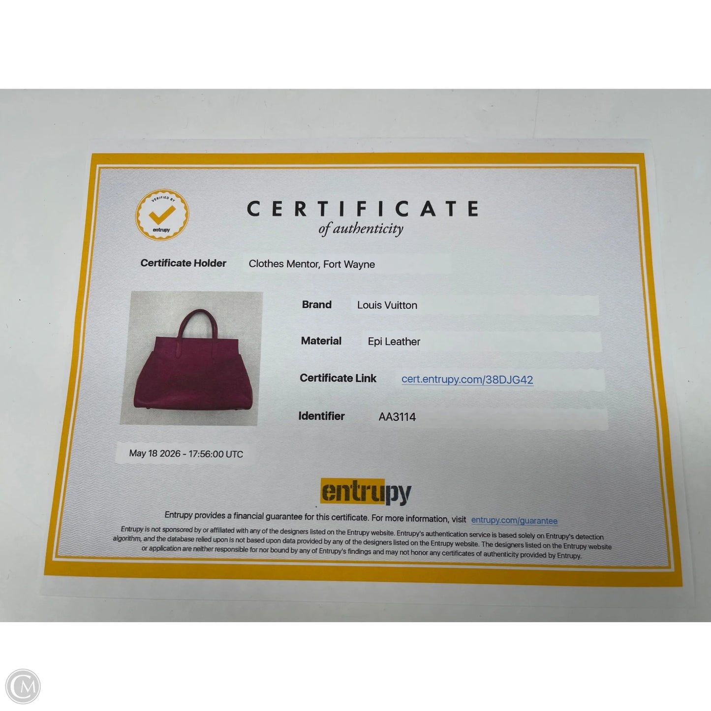 Handbag Luxury Designer By Louis Vuitton, Size: Large