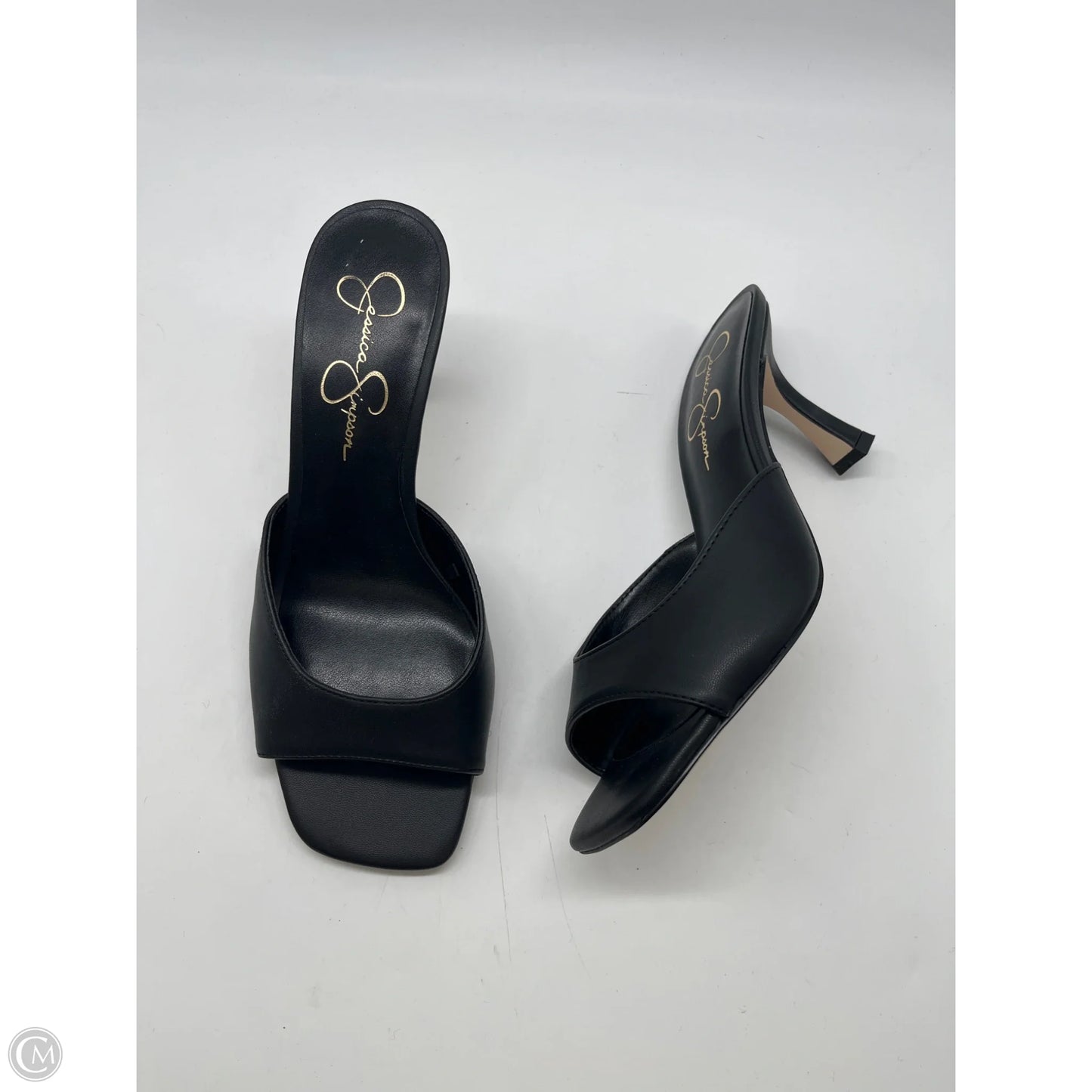 Sandals Heels Kitten By Jessica Simpson In Blue, Size: 8