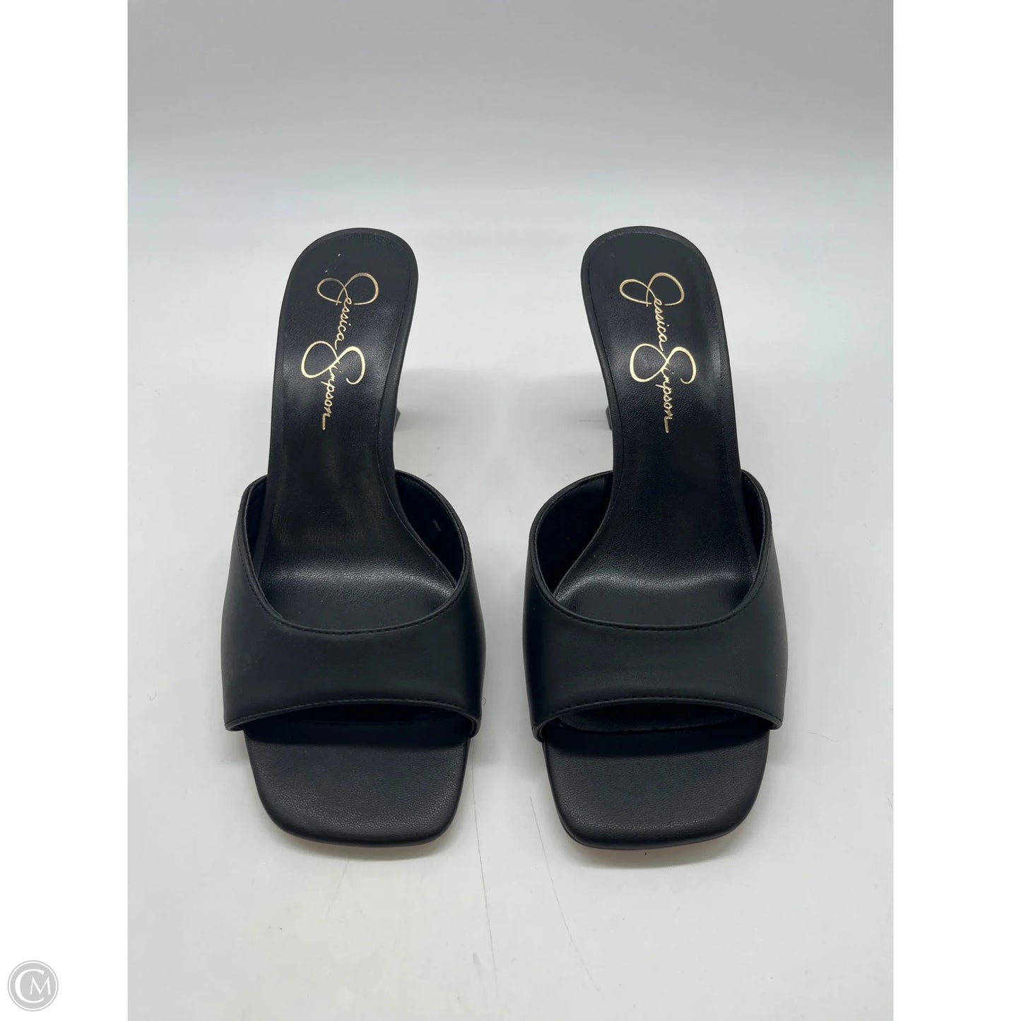 Sandals Heels Kitten By Jessica Simpson In Blue, Size: 8