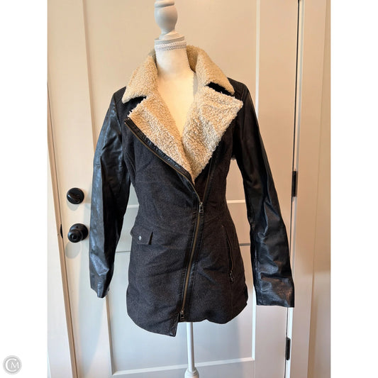 Jacket Faux Fur & Sherpa By Cmc In Black, Size: Xs