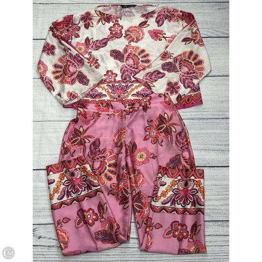 Pants Set 2pc By Zara In Pink, Size: M