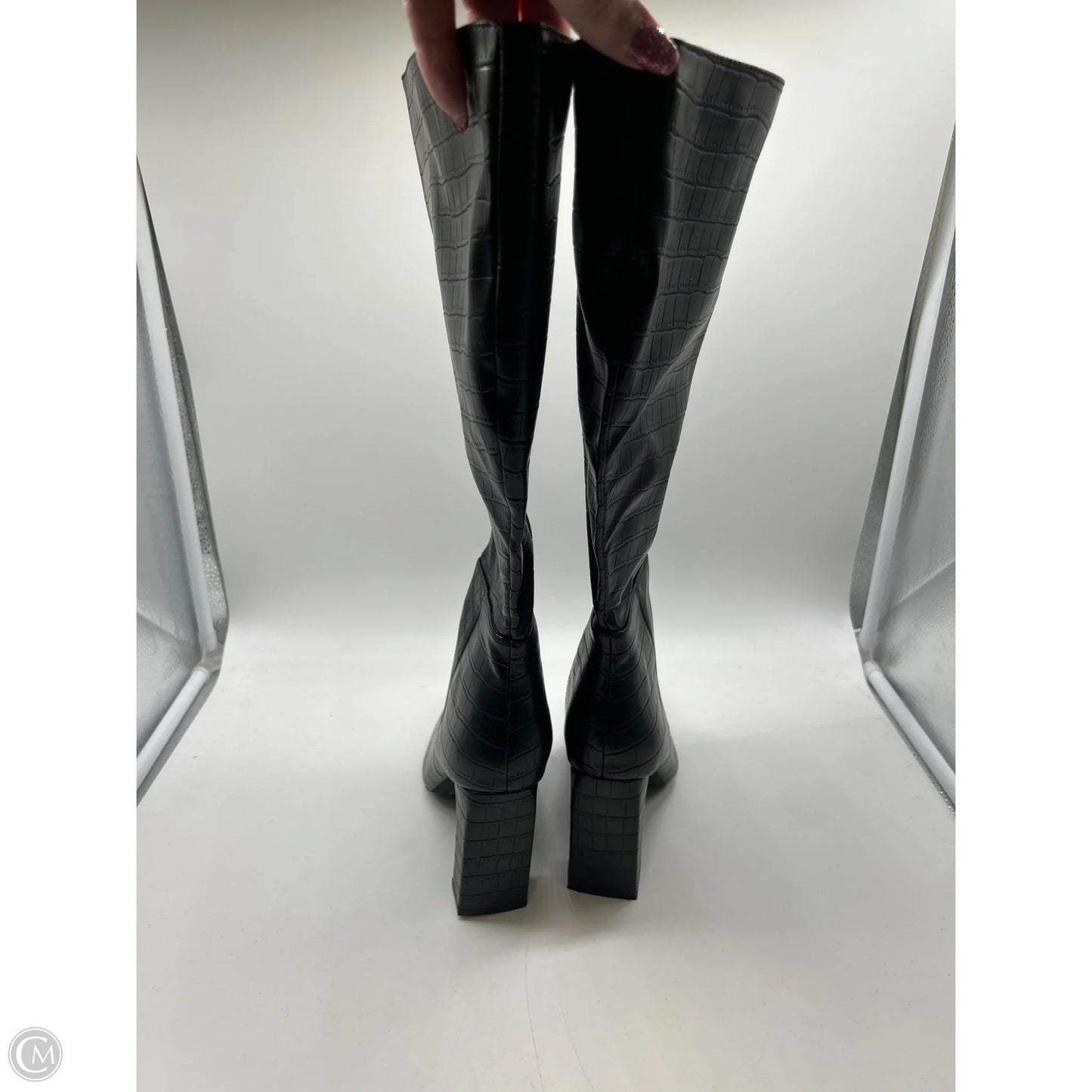 Boots Knee Heels By Cape Robbin In Black, Size: 8.5
