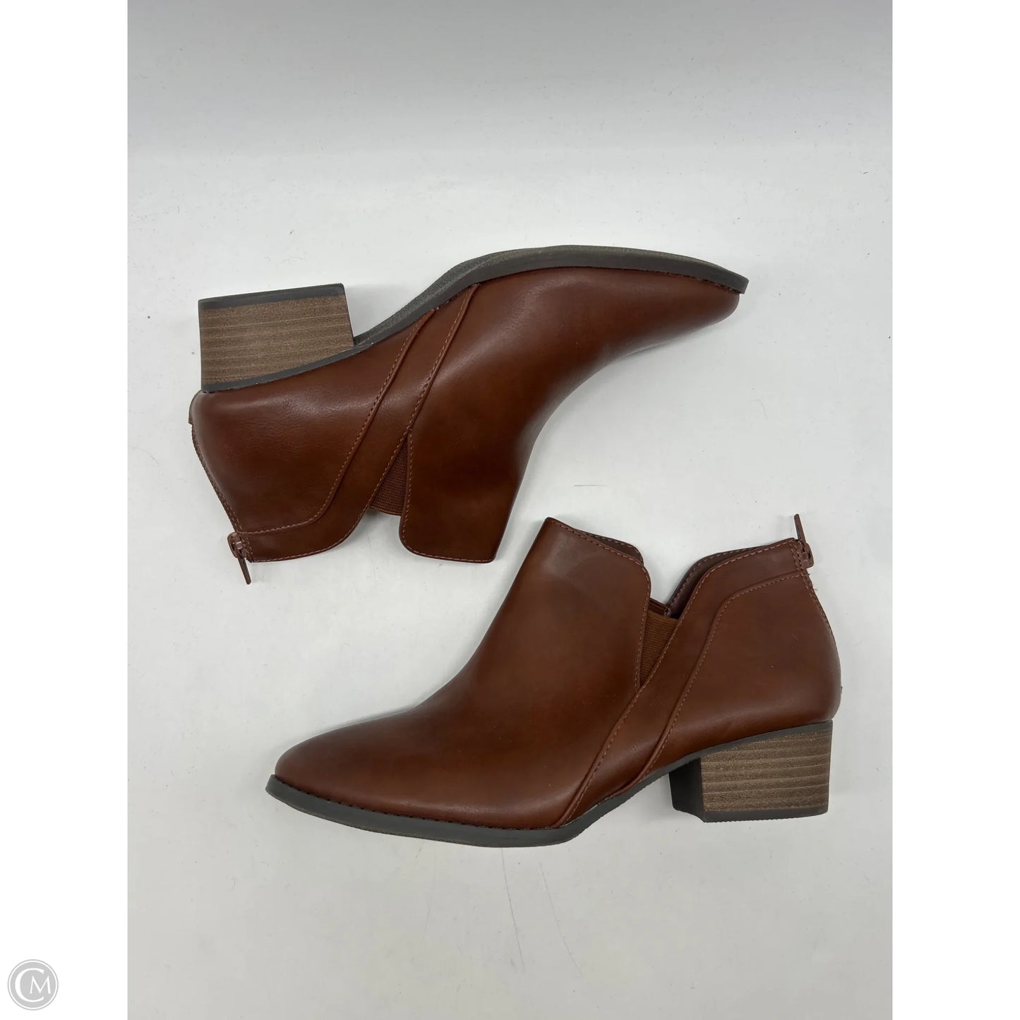 Boots Ankle Heels By Lc Lauren Conrad In Brown, Size: 8