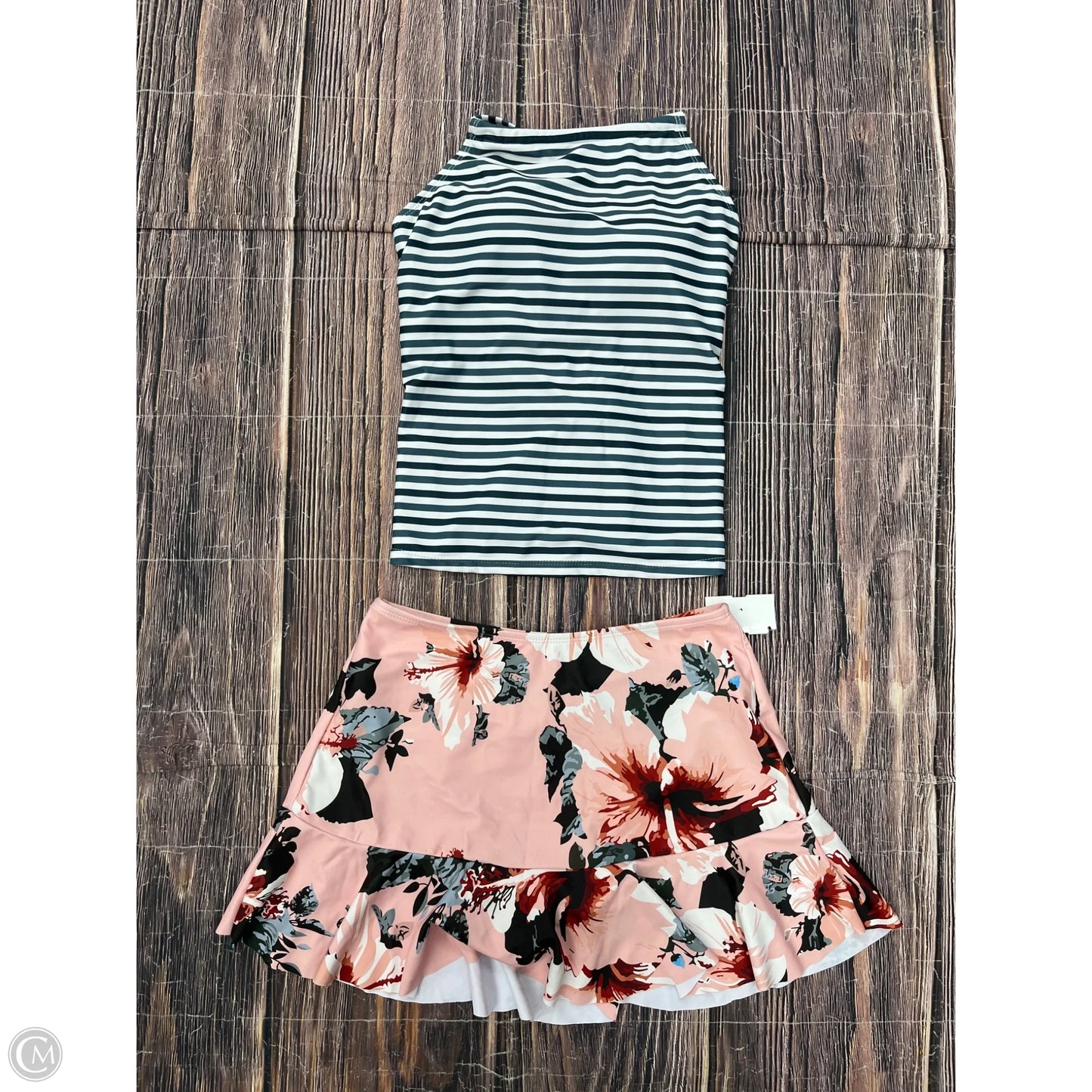 Swimsuit 2pc By Clothes Mentor In Green, Size: S