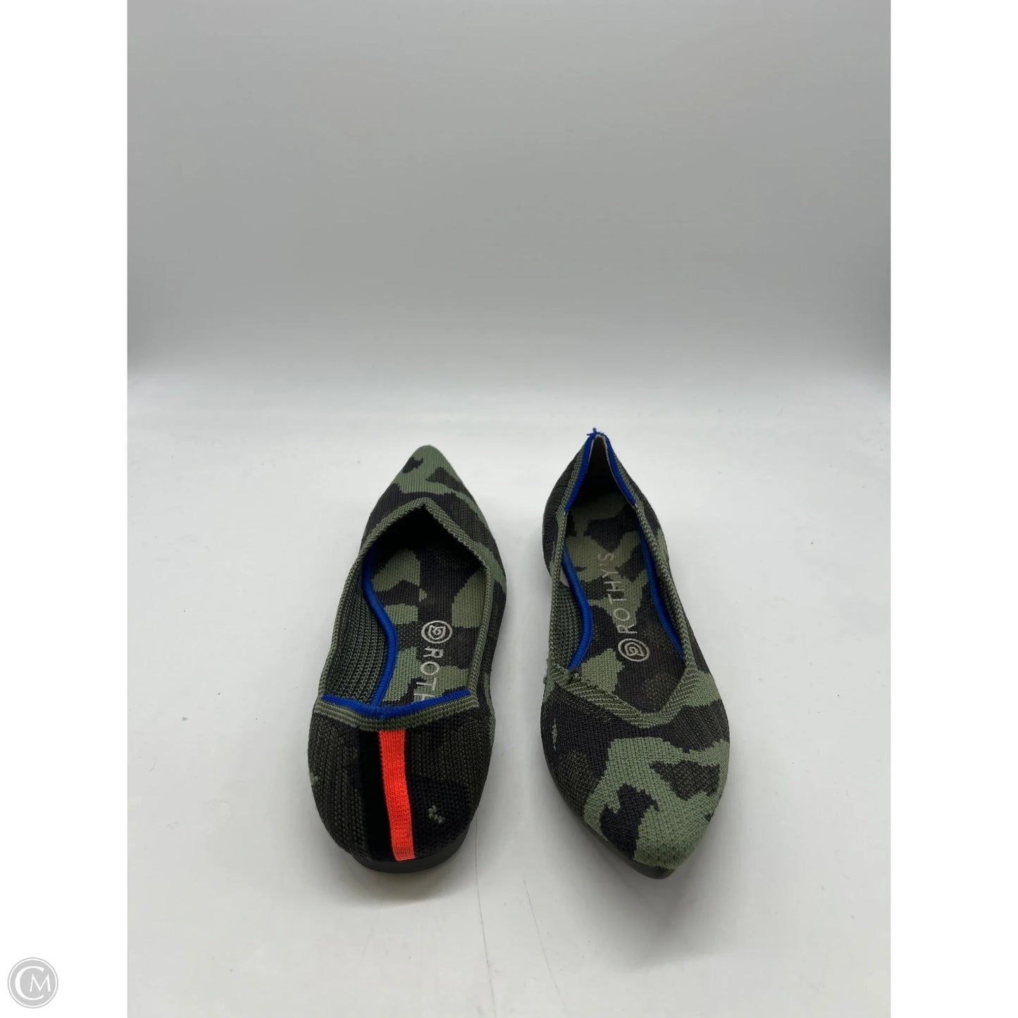 Shoes Flats By Rothys In Camouflage Print, Size: 8
