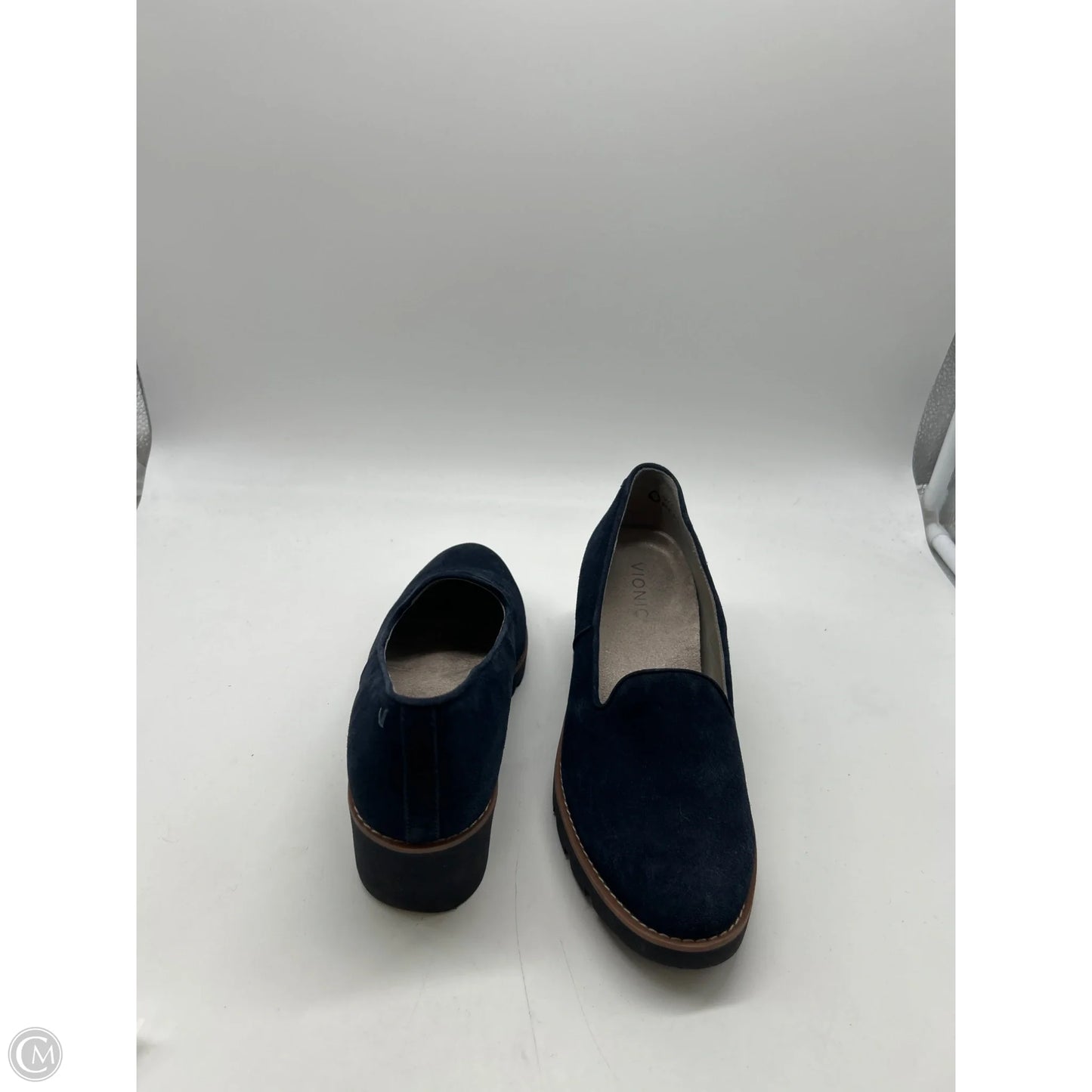 Shoes Heels Wedge By Vionic In Blue, Size: 6.5