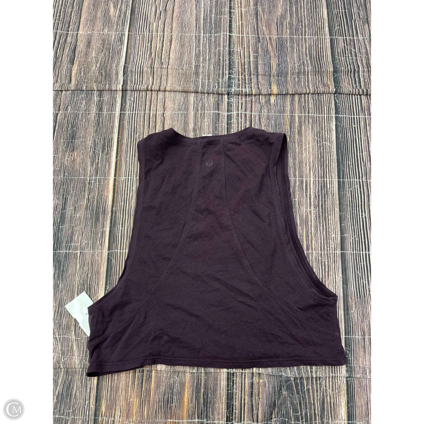 Athletic Tank Top By Lululemon In Purple, Size: 2