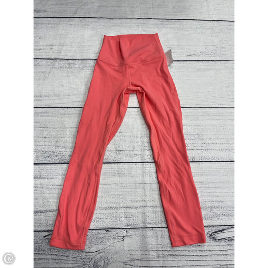 Athletic Leggings By Lululemon In Pink, Size: 2