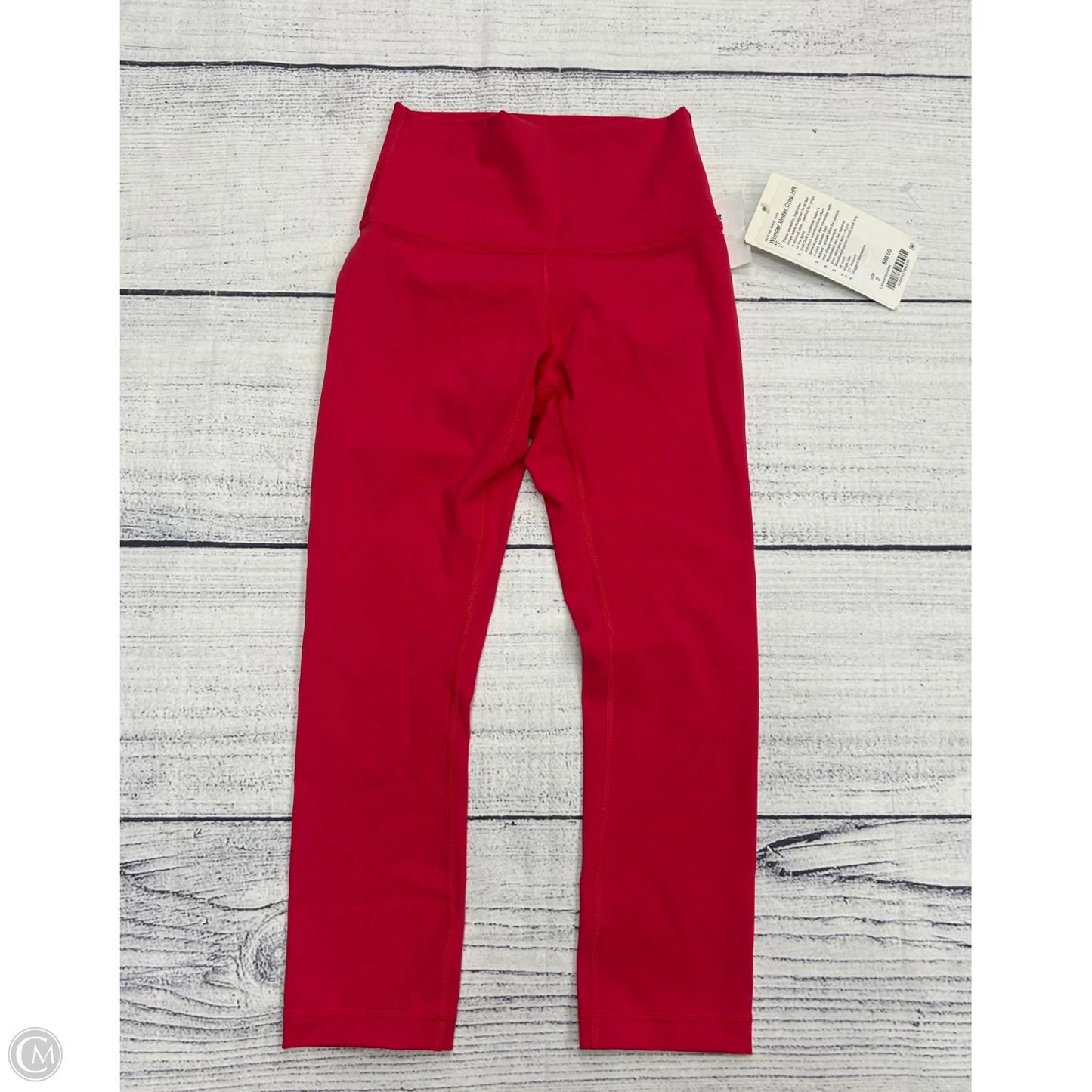 Athletic Leggings Capris By Lululemon In Pink, Size: 2
