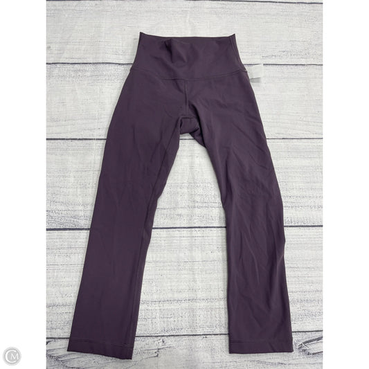 Athletic Leggings Capris By Lululemon In Purple, Size: 2