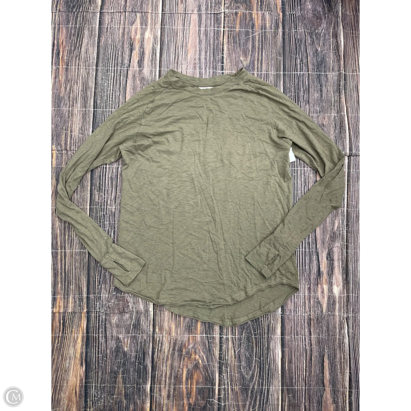 Top Long Sleeve By We The Free In Green, Size: S