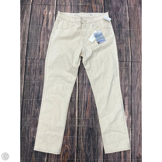 Jeans Straight By Adriano Goldschmied In White Denim, Size: 14
