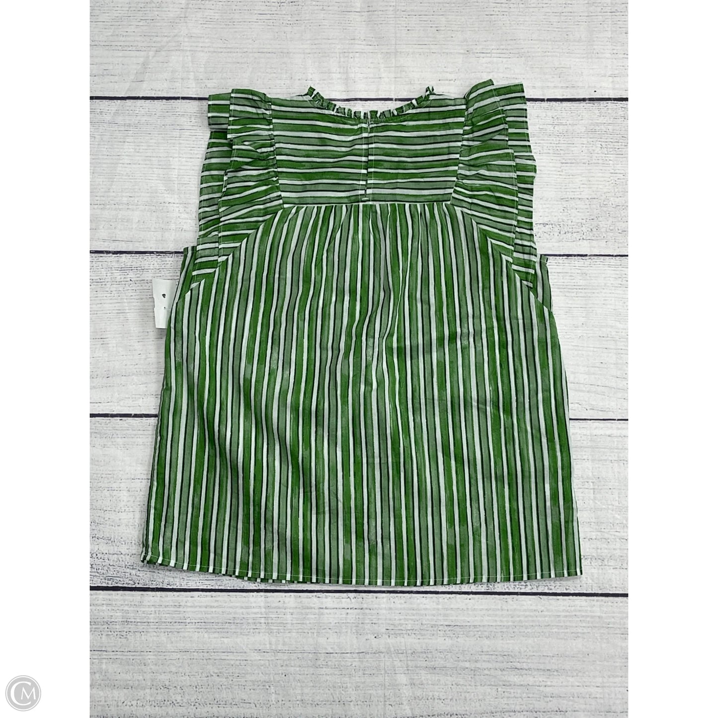 Top Sleeveless By Loft In Green, Size: Xs
