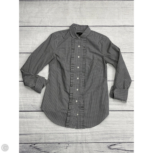 Top Long Sleeve By J. Crew In Black, Size: 0