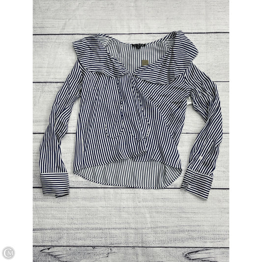 Top Long Sleeve By J. Crew In Striped Pattern, Size: Xs
