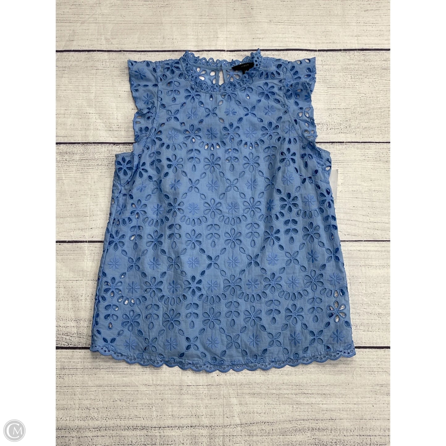 Top Sleeveless By J. Crew In Blue, Size: Xs