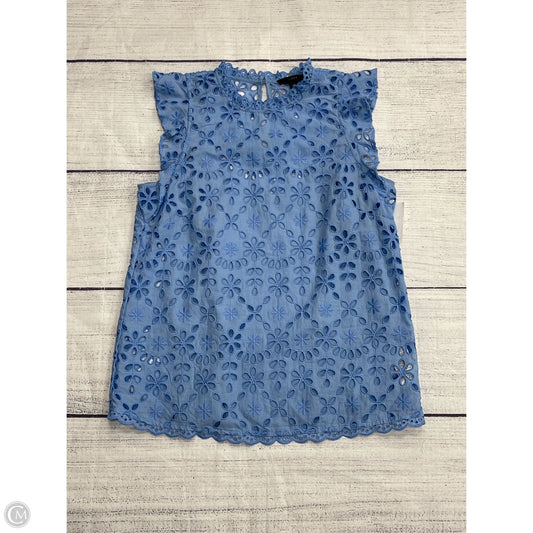 Top Sleeveless By J. Crew In Blue, Size: Xs