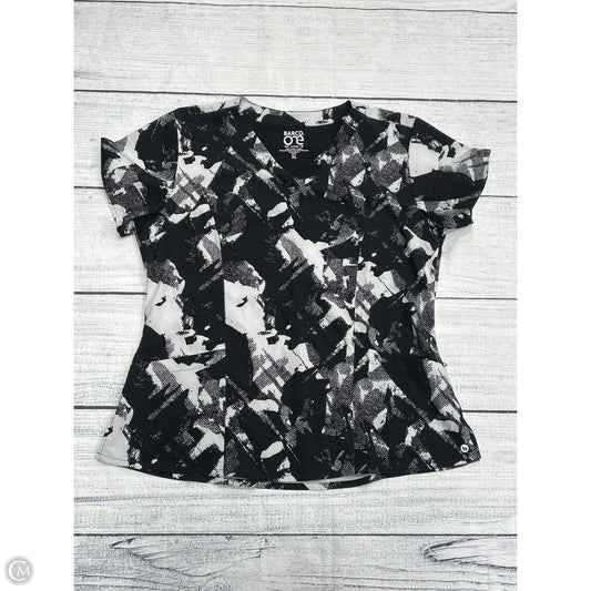 Top Short Sleeve By Clothes Mentor In Black & White, Size: Xl