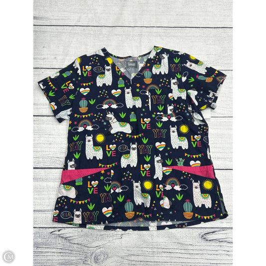 Top Short Sleeve By Clothes Mentor In Blue, Size: L