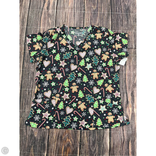 Top Short Sleeve By Clothes Mentor In Grey, Size: L