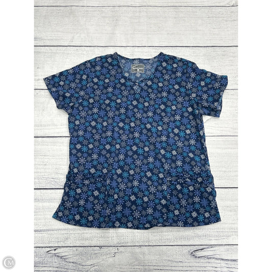 Top Short Sleeve By Clothes Mentor In Blue, Size: L